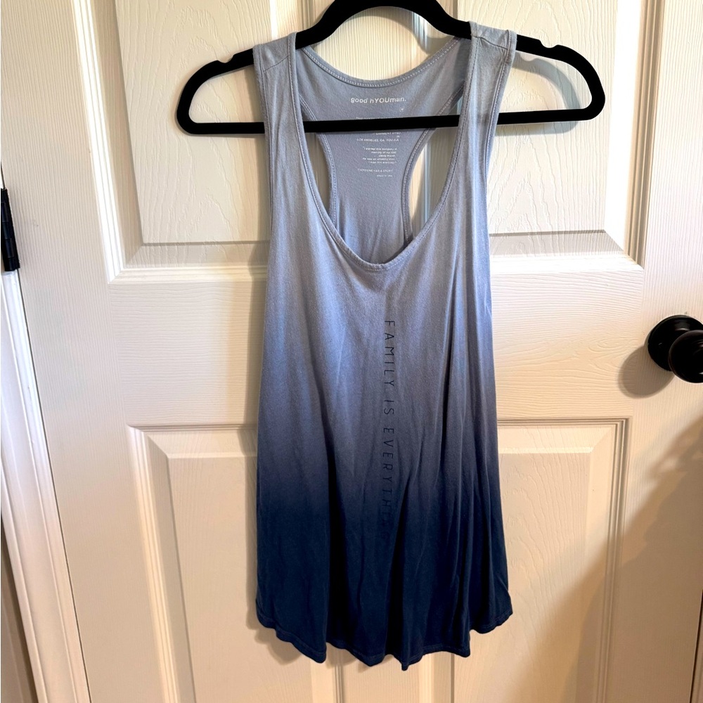 Good hYOUman Blue Ombre Women's Tank Top